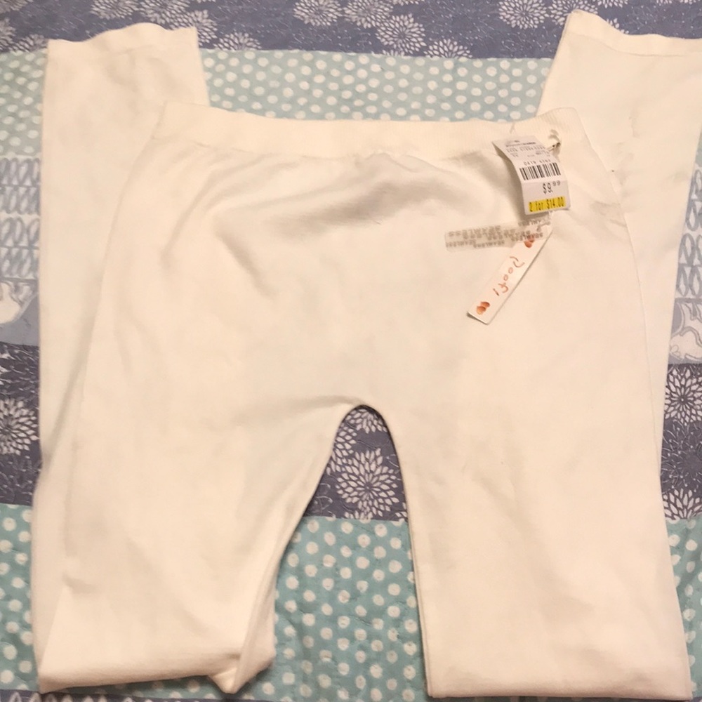 White leggings